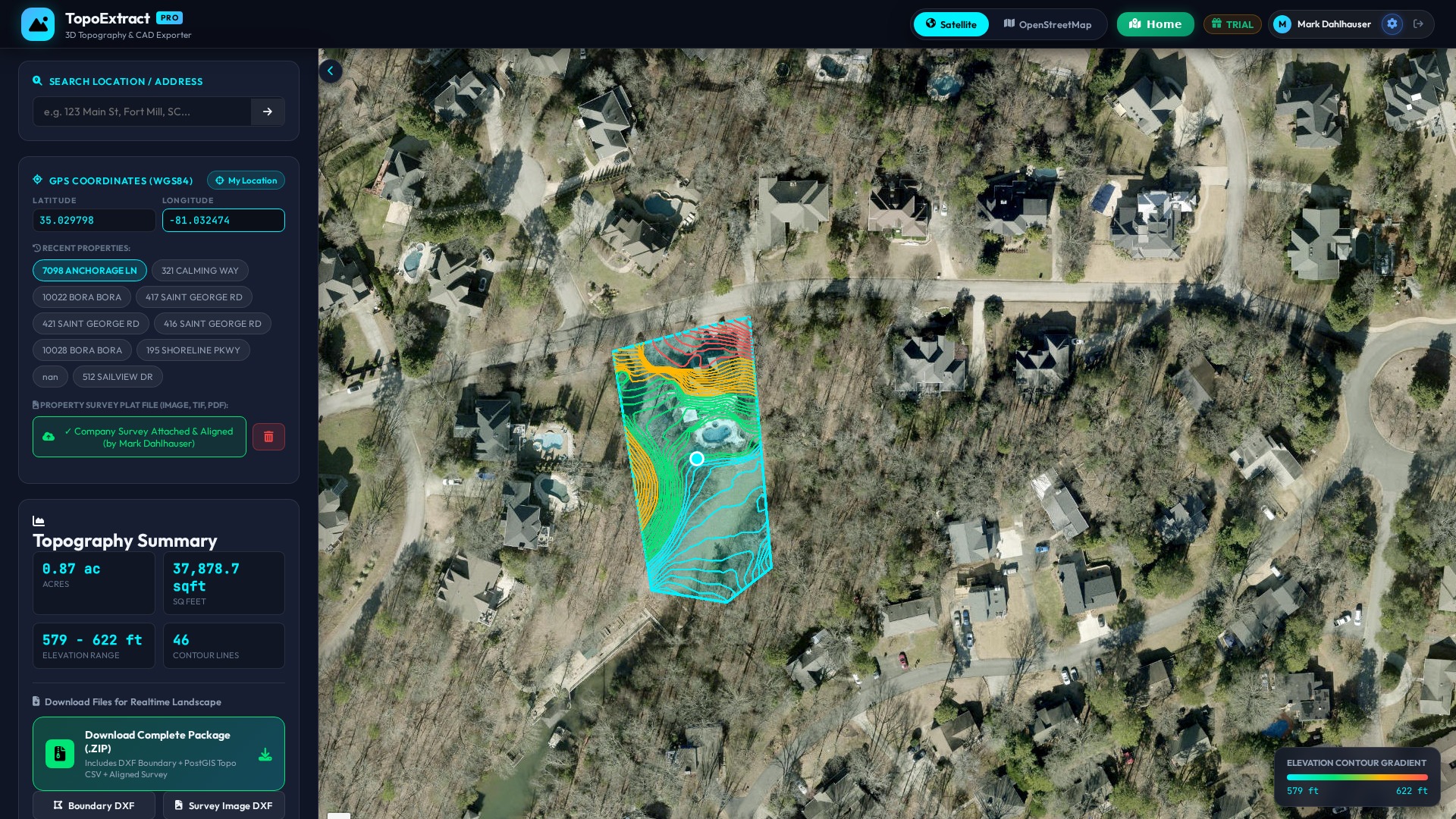 High-Precision GIS Elevation Grid